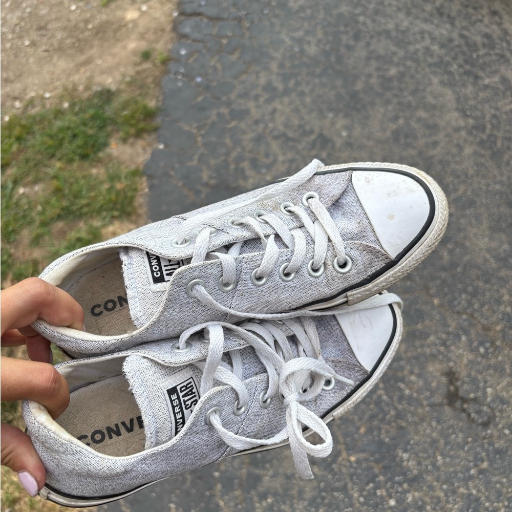 Converse Kids Light Gray Sneakers